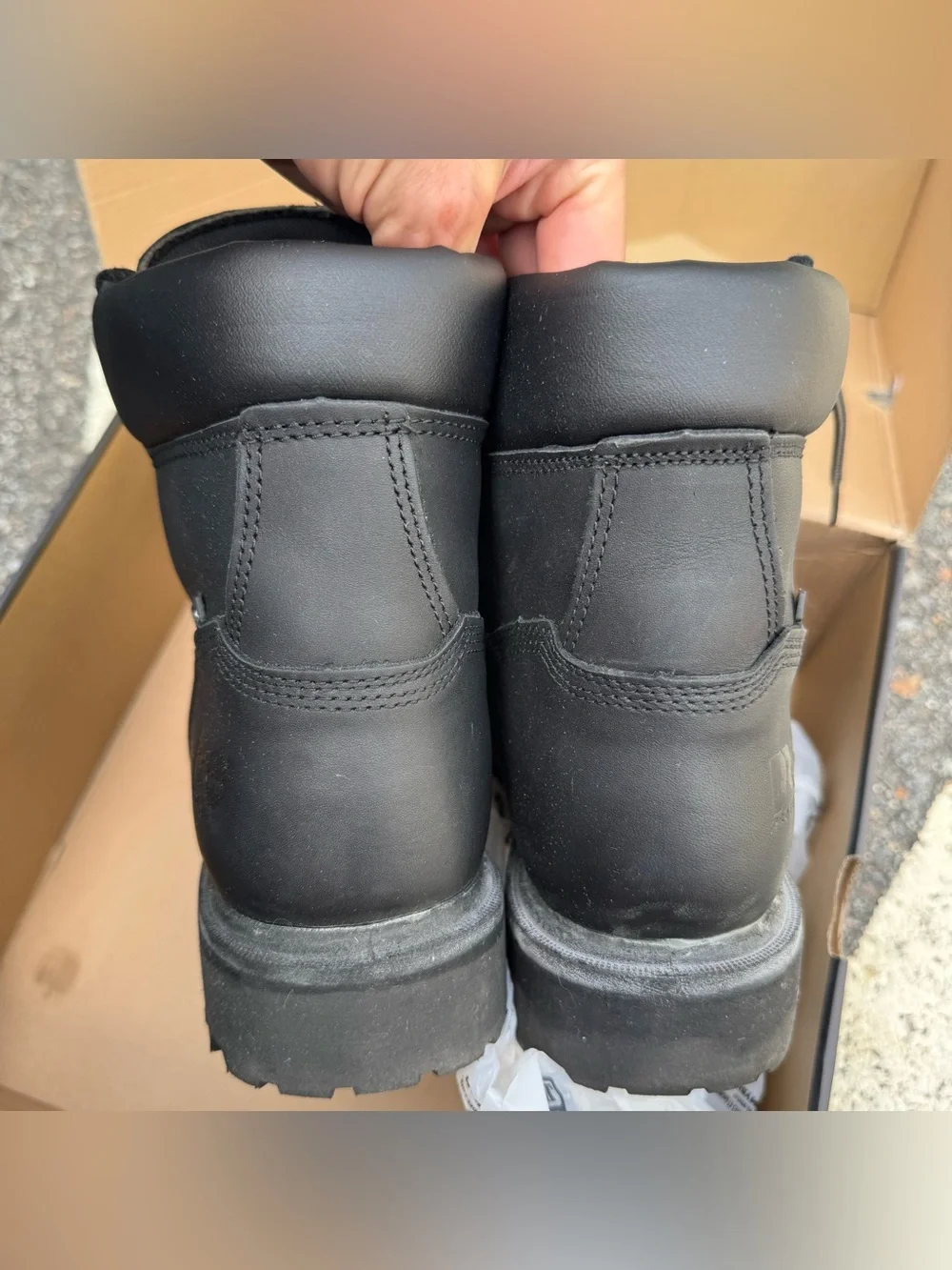 Timberland PRO 6IN Direct Attach Work Boots Men's 9.5 Soft Toe Insulated Black